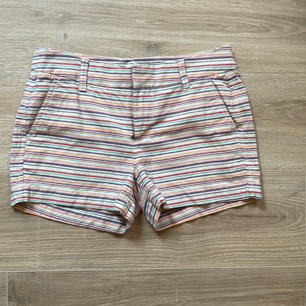 striped shorts